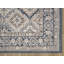 Glorietta - Tapis traditionnel médaillon bleu avec bordure florale élégante-2038389106