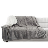 PETMAKER Waterproof Dog Blanket - 60x70-Inch Reversible Sherpa Dog Blanket for Couch, Bed, or Car - Protects from Spills, Stains, or Pet Fur