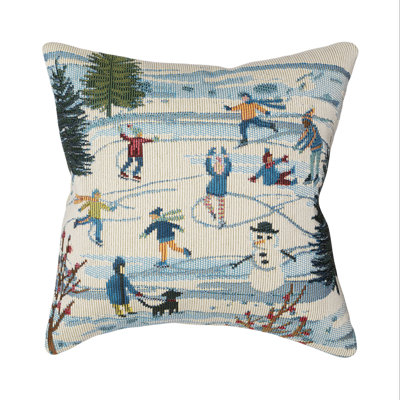 Marina Holiday Throw Pillow