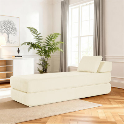 Convertible Daybed &Guest Bed Fold Out Sleeper With Queen Size Mattress