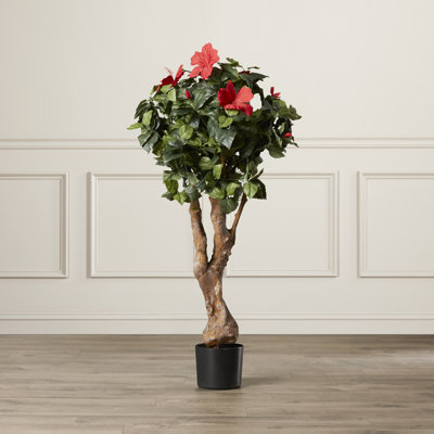 121.92cm Faux Flowering Tree in Planter