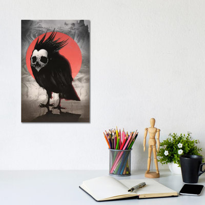 Birdie 1 Piece Wrapped Canvas Painting