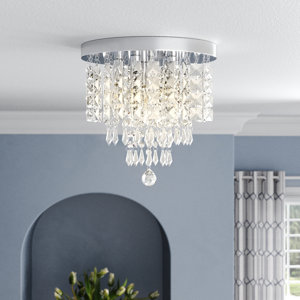 Salley 5-Light 11" Crystal Flush Mount