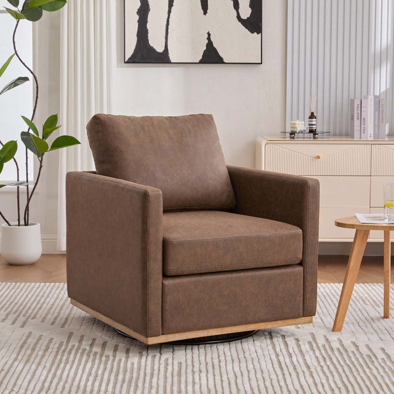 Fauteuil pivotant à 360 degrés, Café