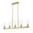 Esma 5 Light Linear Chandelier-100157052-100157053