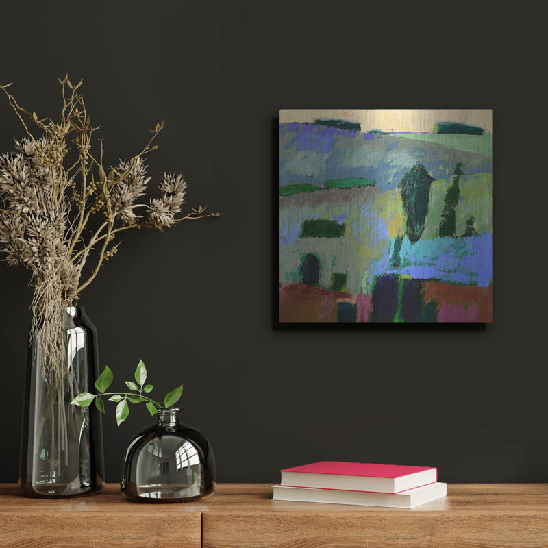 Wrought Studio ' From What I Heard' by Jane Schmidt, Metal Wall Art,, 12" H x 12" W