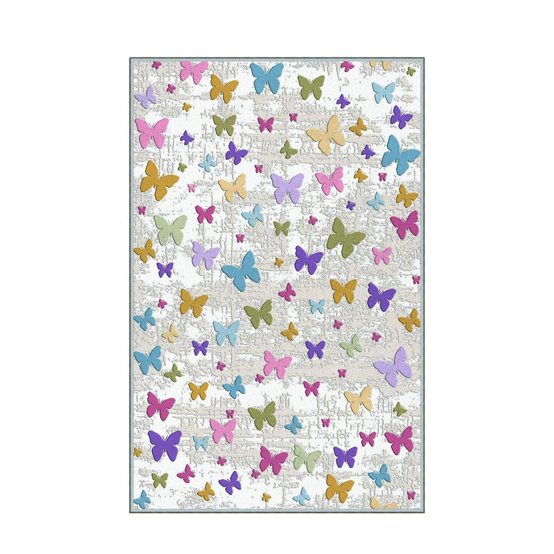 Stylish Hall Carpet 2.6 x 9.8 Feet - 100% Polyester, 0.04 in Pile Height | Antibacterial, Non-Slip PVC Felt Dot Underside | Machine Washable, 3D Digital Print | Perfect for Home Entryways & Living Spaces