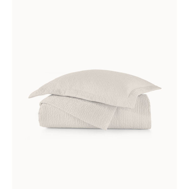 Olivia 100% Cotton Coverlet, Linen, King Coverlet/Bedspread