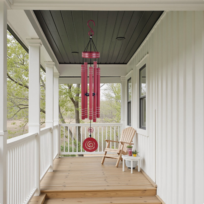 Carillon 41 po Sunset Vista Design, Rouge