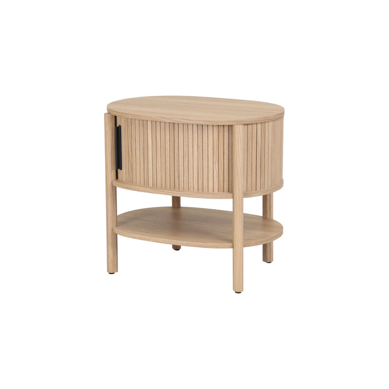 Ace 2-Piece Nightstand Set, Light Oak
