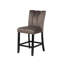 Chaises chauffantes à hauteur de comptoir Warm Cedar Brown (ensemble de 2) pour la salle à manger