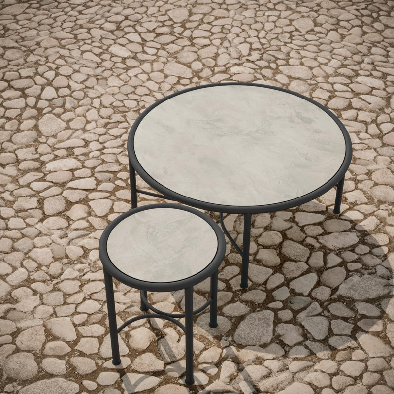 Athens Side Table - Dekton Top, Albarium