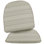 Coussins de chaise antidérapants Klear Vu The Gripper, coussins de siège doux et confortables, pour la cuisine, la salle à manger ou le bureau, Stripe Boardwalk, ensemble de 2