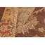 Tapis brun / or en laine noué à la main 7 pi 10 po x 12 pi 9 po Abbigail Southwestern
