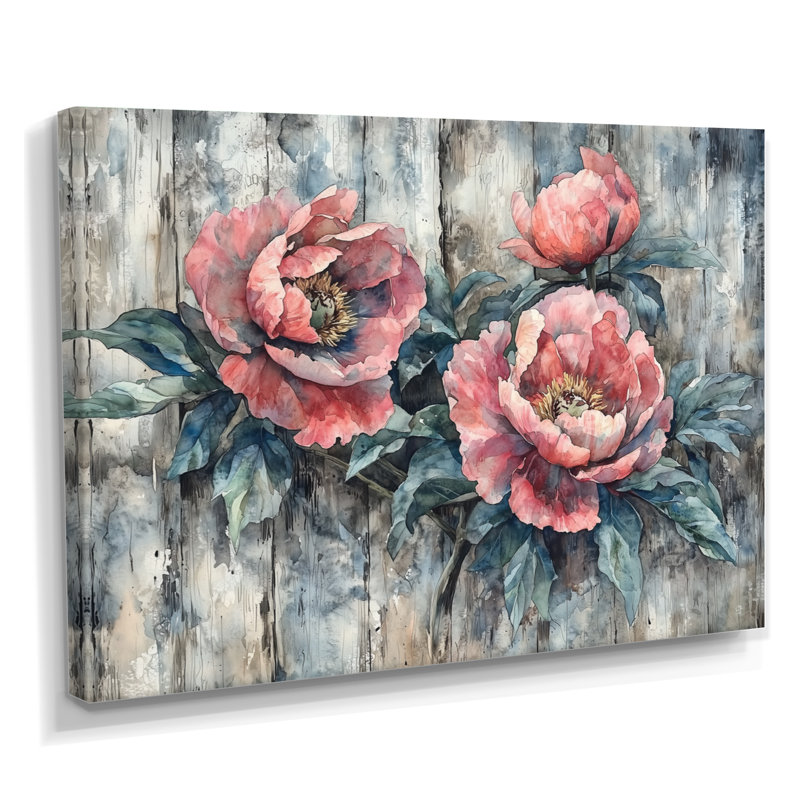 Wolter - Floral Oversized Canvas Prints, H 24 po x l 32 po, Toile tendue, Ne s’applique pas