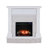 Norcott 48'' W White Electric Fireplace