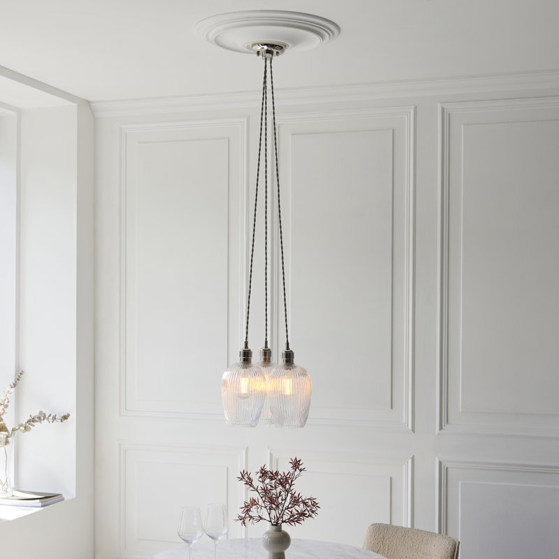 Alans 3 - Light Chandelier, Nickel