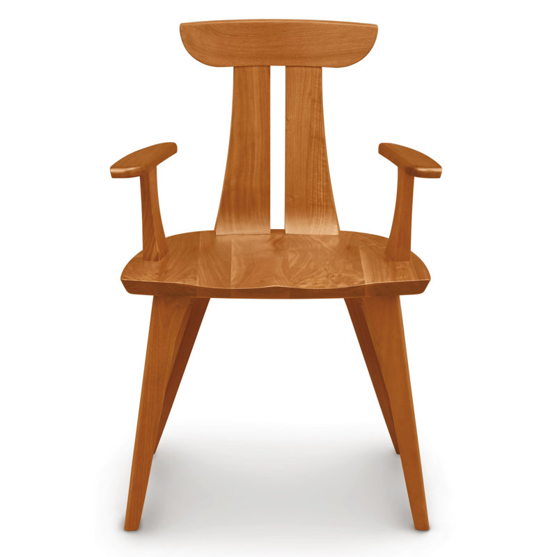 Chaise en bois massif Estelle, Cerisier naturel