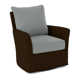 Lanai Upholstered Swivel Armchair