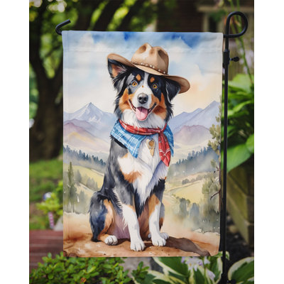Drapeau Cowboy Welcome Garden