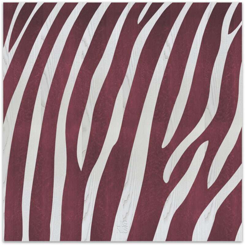 Dolcevita Animalier Zebra - No Frame Print on Wood