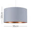 20cm H Cotton Drum Pendant Shade ( Uno )-392473781