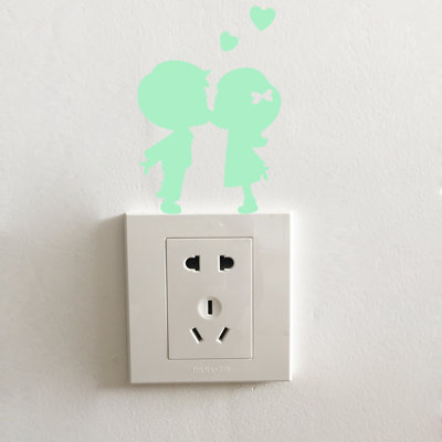 Glow in Dark Light Switch Sticker Set