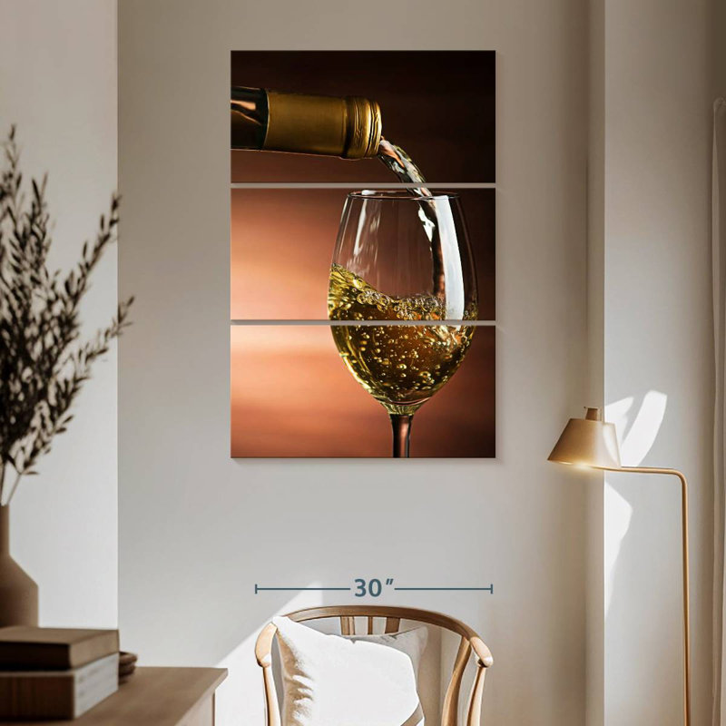 Yarlin White Wine Serving, 65" H x 42" W