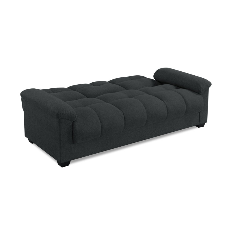 Laymantown Sofa Bed, Dark Grey Chenille, 3