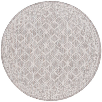 Courtyard Performance Geometric Indoor/Outdoor Area Rug