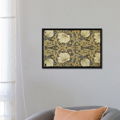 Pimpernell Wallpaper Design - Wall Art Print - Framed Canvas