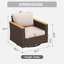 Premium All-Weather Wicker Outdoor Lounge Chair