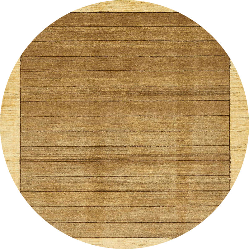 Abstract Indoor Rug, Round 6'