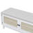 Boho Rattan Entryway Bench with Storage, Cushioned Shoe Bench with Double Doors, Wooden Shoe Organizer Bench for Entryway and Hallway (White+Beige )-520951123
