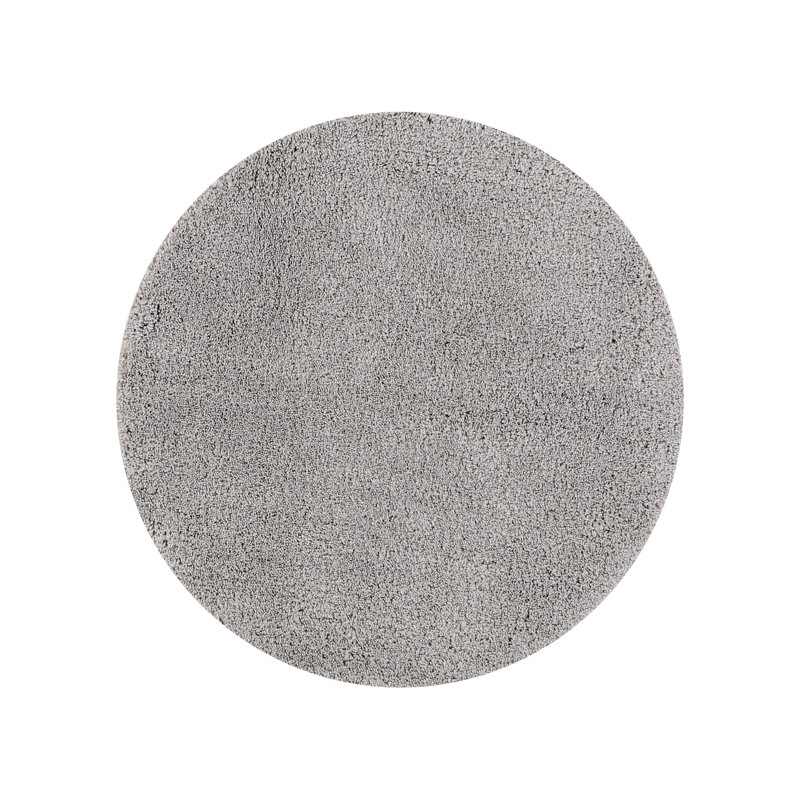 Tapis de salle de bain Micro, Gris, Rond 30 po