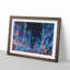 Ho Chi Minh City in Vietnam in Abstract - Picture Frame Graphic Art Print-55763108-55763104