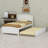 Platform Bed With Trundle-1102506246