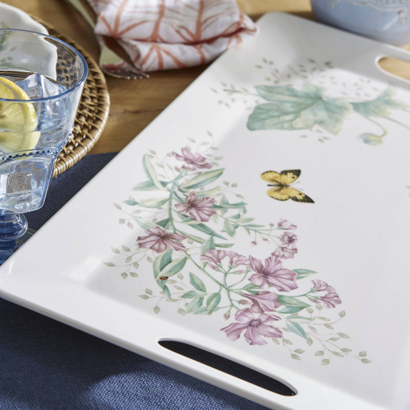 Lenox Butterfly Meadow Melamine Large Serving Tray
