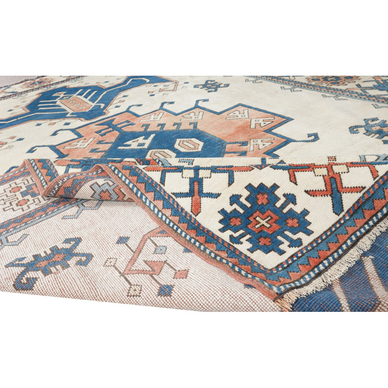Tapis décoratif turc, tapis noué à la main, 100% laine