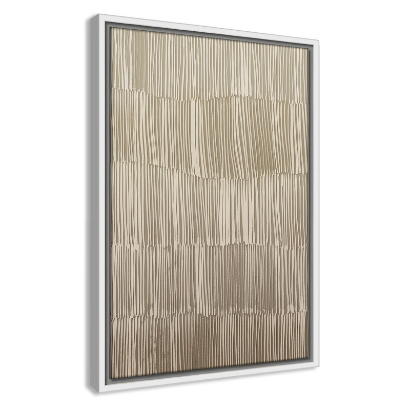 Linear Calm I Print par , Flotteur blanc, H 19,5 po x l 13,5 po