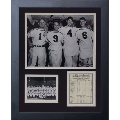 Souvenirs encadrée 1946 st. louis cardinals