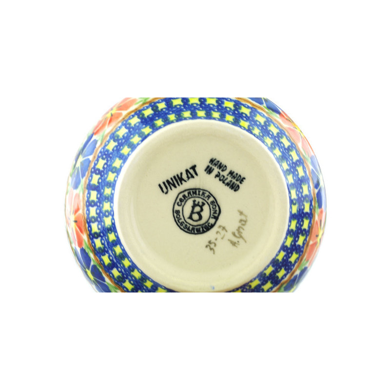 Paradise Poppy Stoneware Rice Bowl