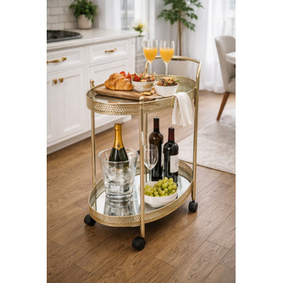 Everton Metal Bar Cart