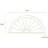 Segment Arch Sunburst Signature Urethane Combination Pediment, Primed Tan-103257550-113026219
