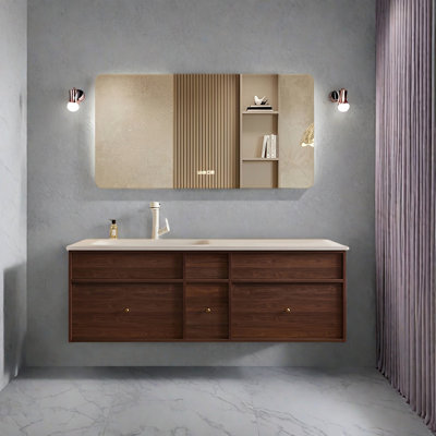 Middle ancient style bathroom cabinet