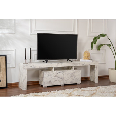 Nordure Unfinished TV Stand for TVs up to 75"