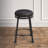 Giselle Swivel Upholstered Counter Stool with Metal Frame