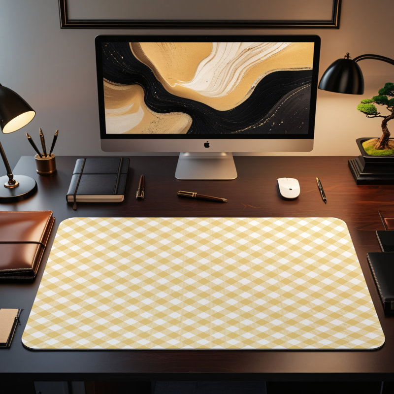 Polyester Desk Pad, 14.4x12.1