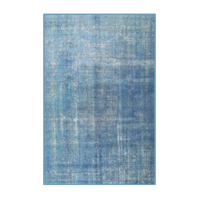 Tapis oriental bleu Ajiya