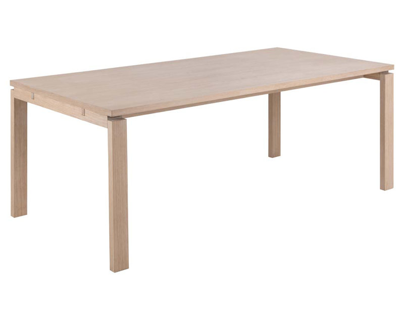 Addilyna Oak Solid Wood Base Dining Table